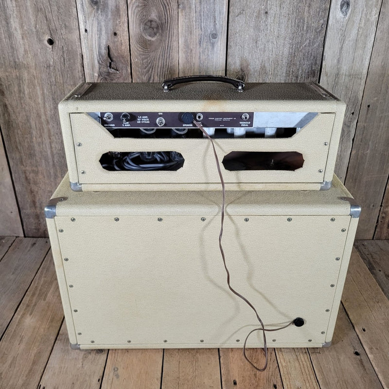 Fender Tremolux 6G9 - A Head & Tone Ring Cab Blonde 1961 - Mahar's Vintage Guitars