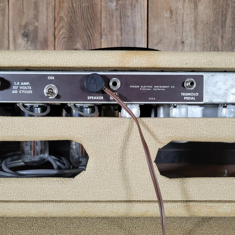 Fender Tremolux 6G9 - A Head & Tone Ring Cab Blonde 1961 - Mahar's Vintage Guitars