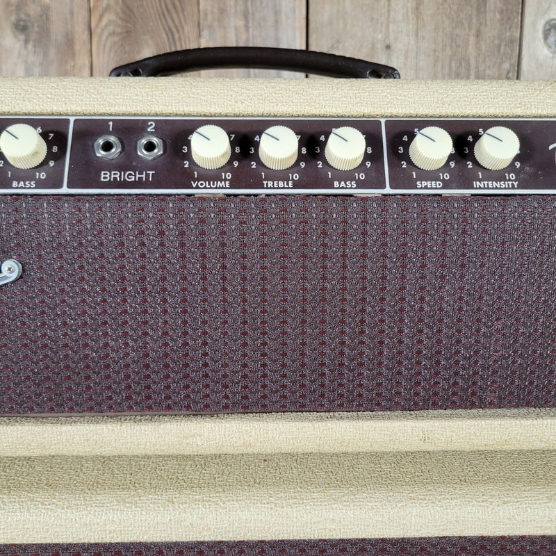 Fender Tremolux 6G9 - A Head & Tone Ring Cab Blonde 1961 - Mahar's Vintage Guitars