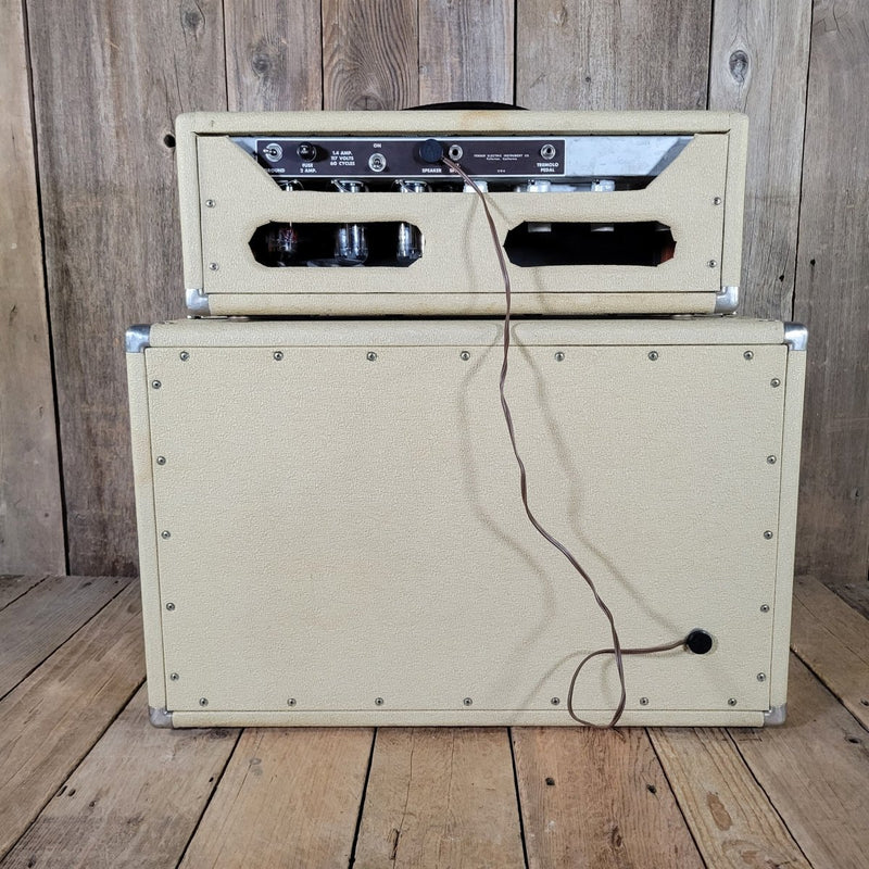 Fender Tremolux 6G9 - A Head & Tone Ring Cab Blonde 1961 - Mahar's Vintage Guitars