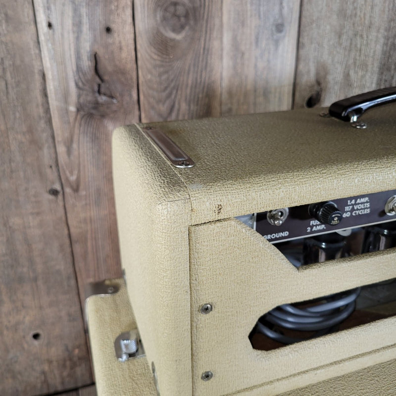 Fender Tremolux 6G9 - A Head & Tone Ring Cab Blonde 1961 - Mahar's Vintage Guitars
