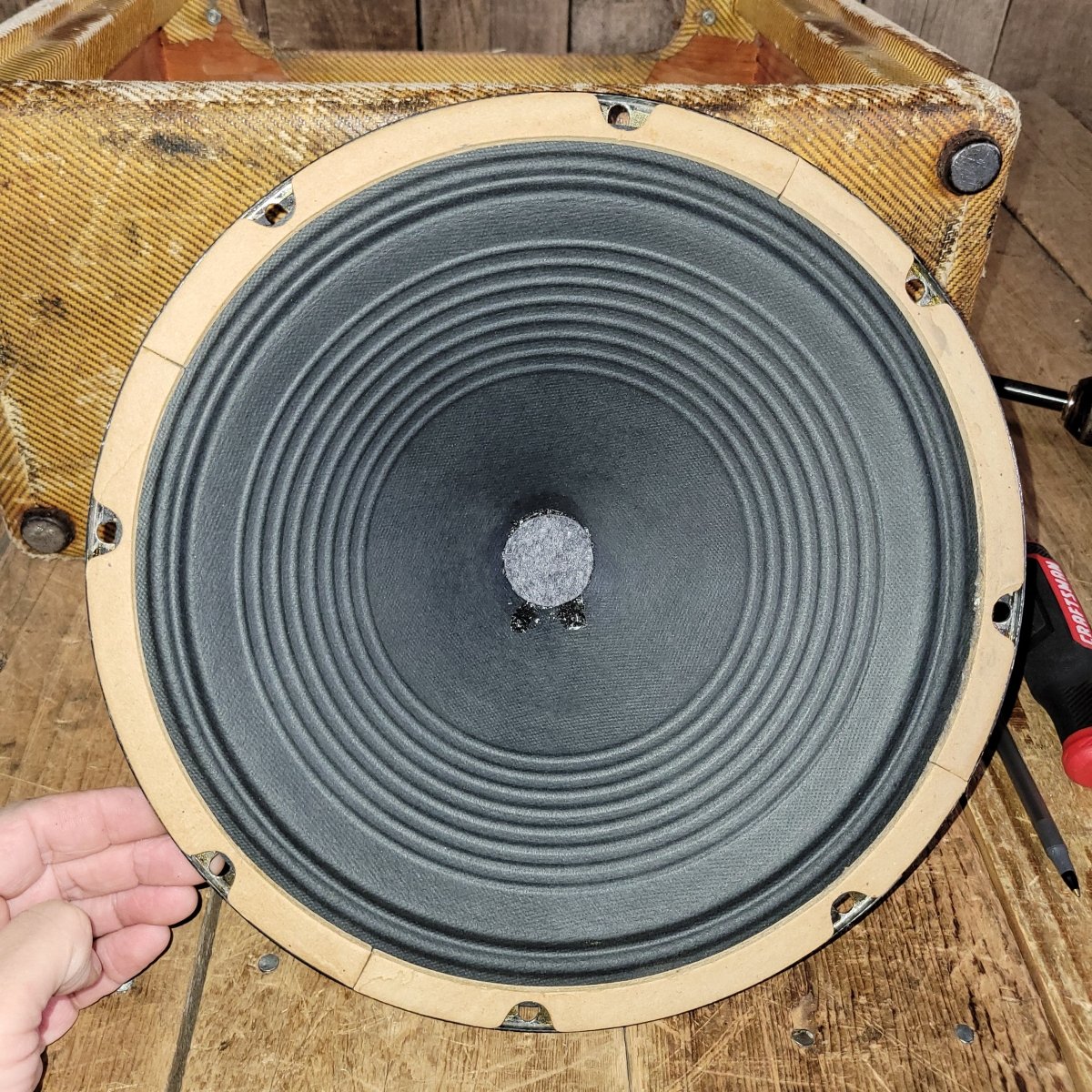 Fender Tweed Deluxe 5D3 Wide Panel 1954 - Mahar's Vintage Guitars