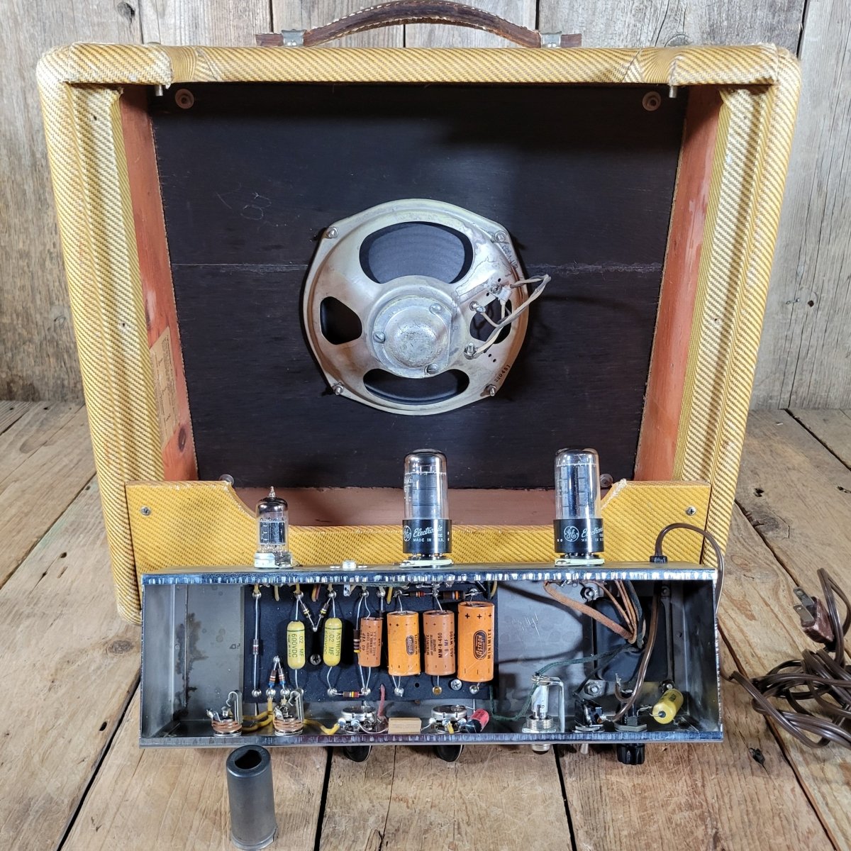 Fender Tweed Princeton 5F2 1956 - Clean, 100% Original and it Works Great! - Mahar's Vintage Guitars