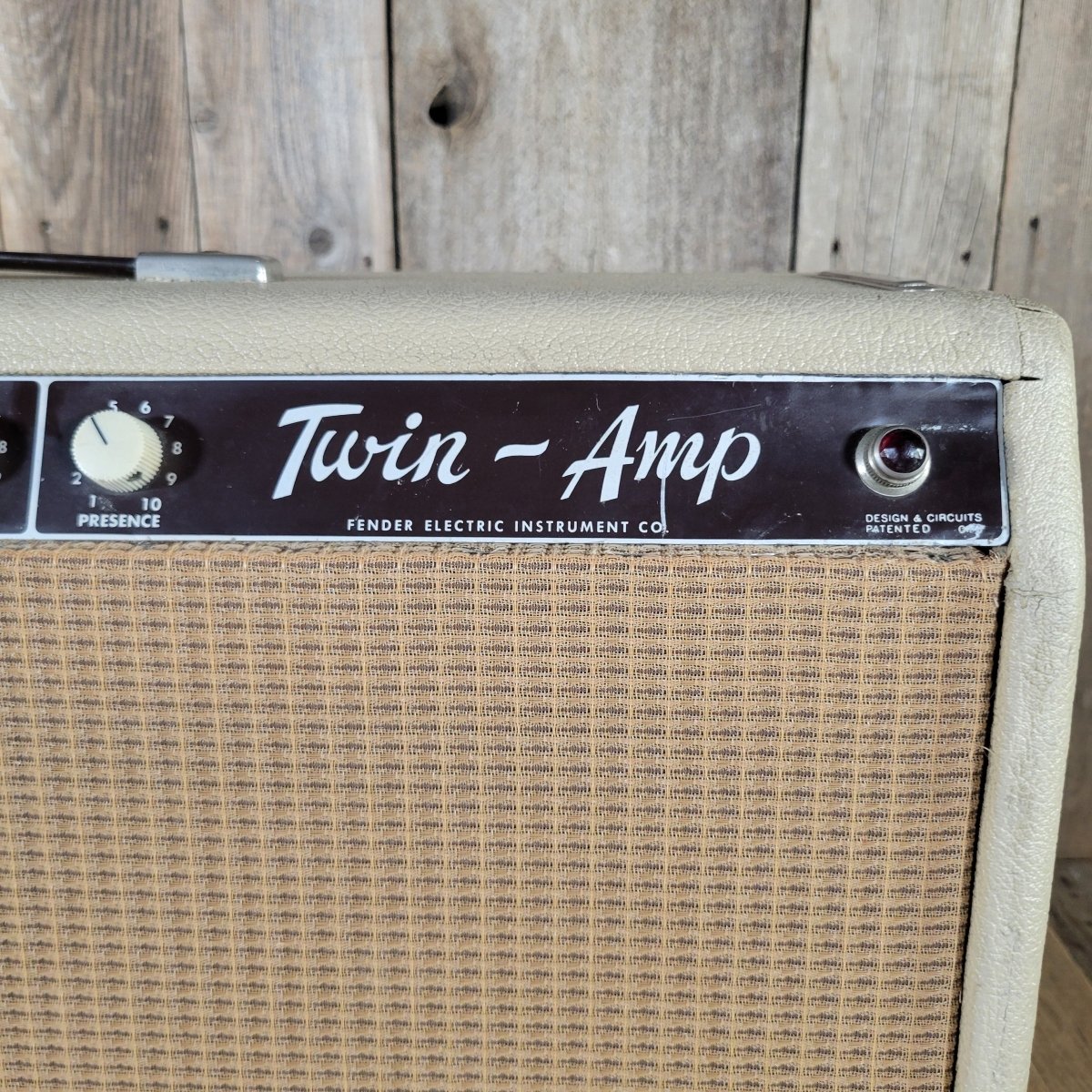 Fender Twin Amp 1963 – Blonde Tolex Brown Panel | Vintage