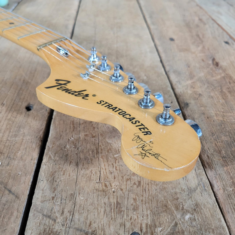 Fender Yngwie Malmsteen Stratocaster "Standard" Japan model 027 - 2702 ST - 72 EX/IM Sonic Blue 1989 - 1990 - Mahar's Vintage Guitars