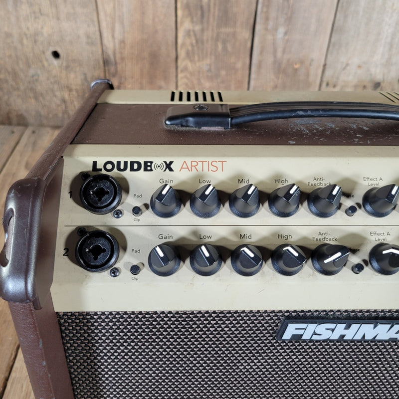 Fishman Loudbox Artist LBX600 Acoustic Guitar Amp 2016 – 120 Watts, Dual Channels, Pro - Quality Tone - Mahar's Vintage Guitars