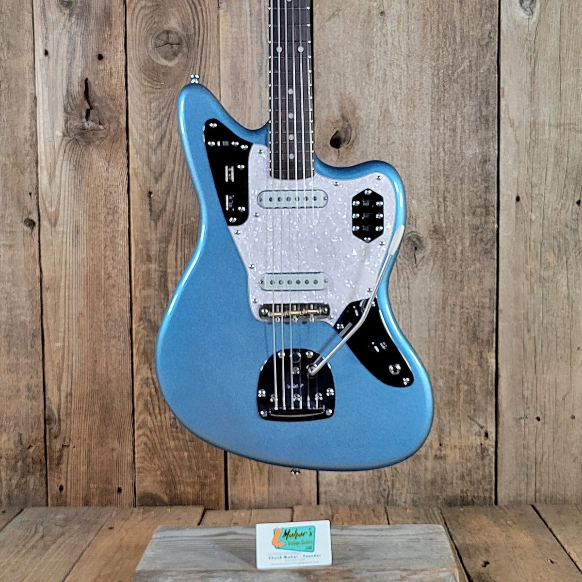 Foals 2025 FJG7 Offset Electric Guitar Jaguar Style Lake Placid Blue w/ Gig Bag, Near Mint - Mahar's Vintage Guitars