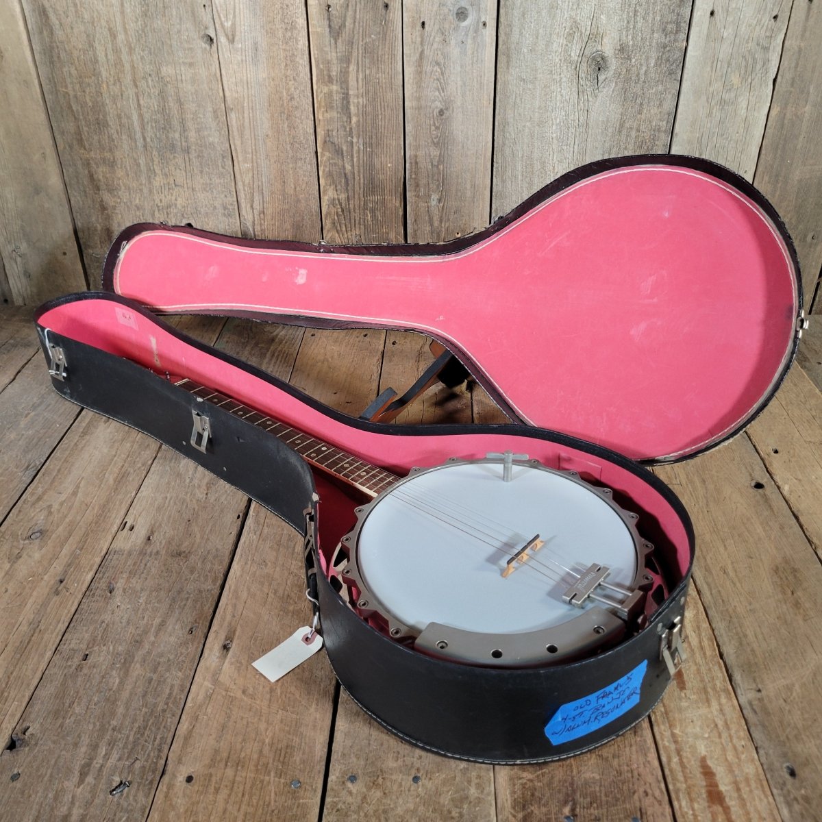 Framus Tenor 4 String Banjo w/ Chipboard Case - Mahar's Vintage Guitars