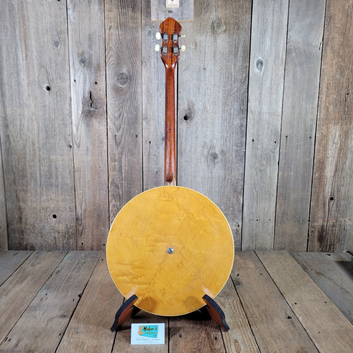 Framus Tenor 4 String Banjo w/ Chipboard Case - Mahar's Vintage Guitars
