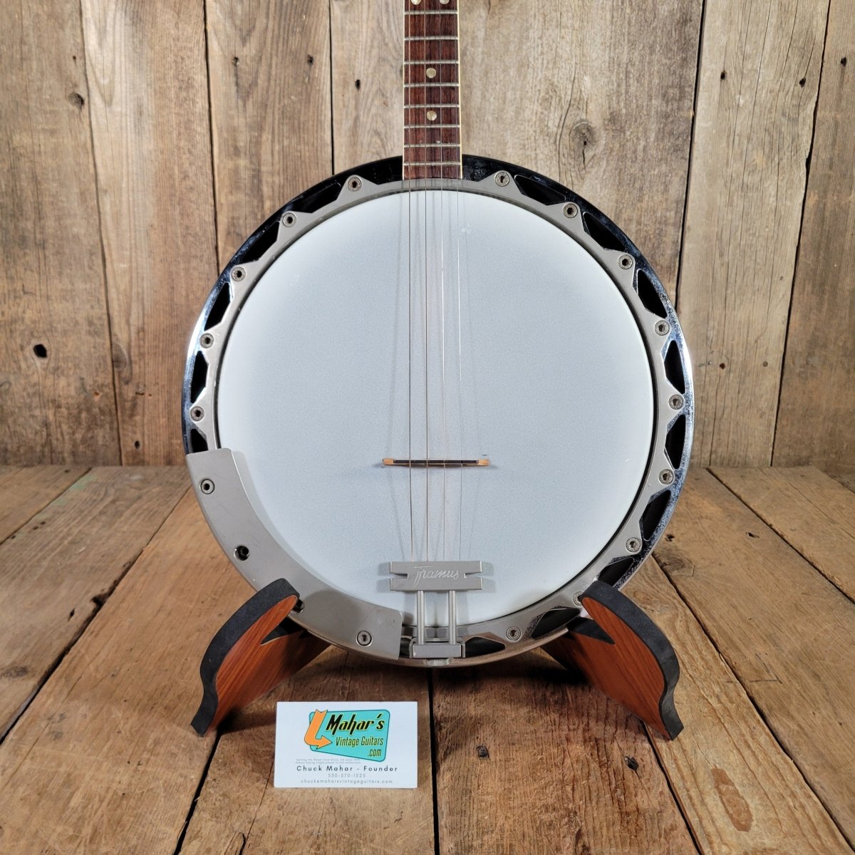 Framus Tenor 4 String Banjo w/ Chipboard Case - Mahar's Vintage Guitars