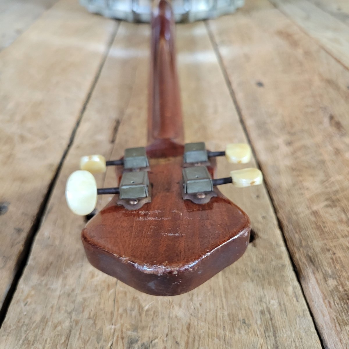Framus Tenor 4 String Banjo w/ Chipboard Case - Mahar's Vintage Guitars