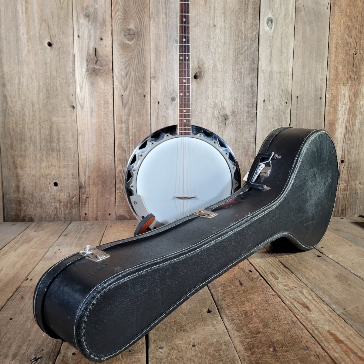 Framus Tenor 4 String Banjo w/ Chipboard Case - Mahar's Vintage Guitars