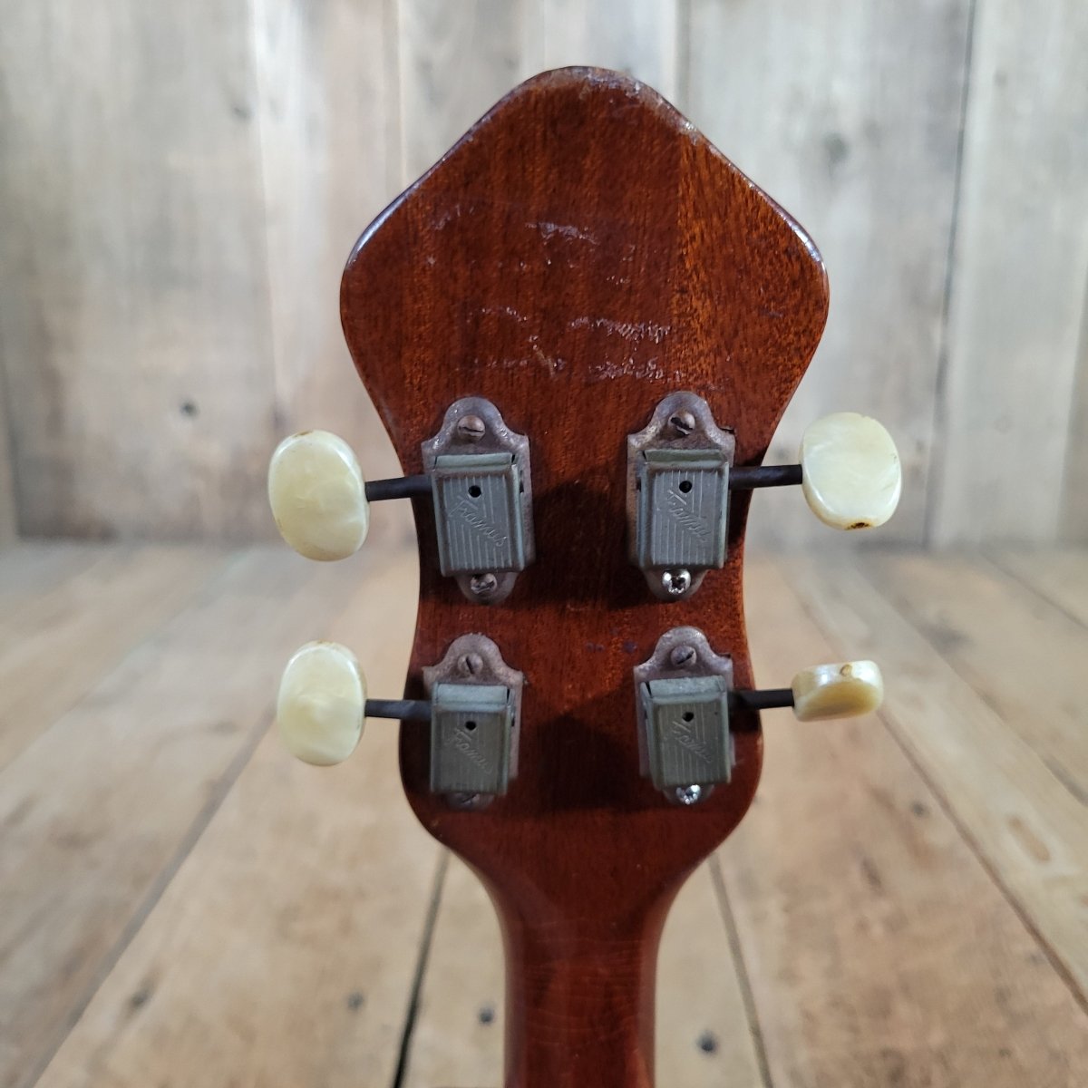 Framus Tenor 4 String Banjo w/ Chipboard Case - Mahar's Vintage Guitars