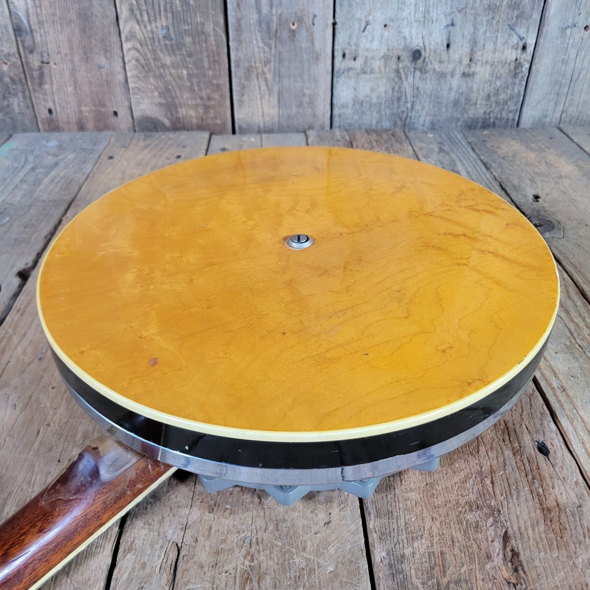 Framus Tenor 4 String Banjo w/ Chipboard Case - Mahar's Vintage Guitars