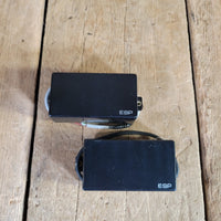 G&B ESP EMG-Style Active Humbucker Pickup Pair Black NOS - Mahar's Vintage Guitars