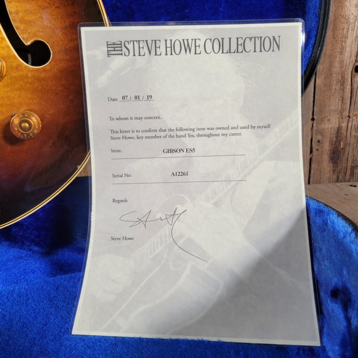 Gibson 1952 ES-5 Steve Howe Collection - Mahar's Vintage Guitars