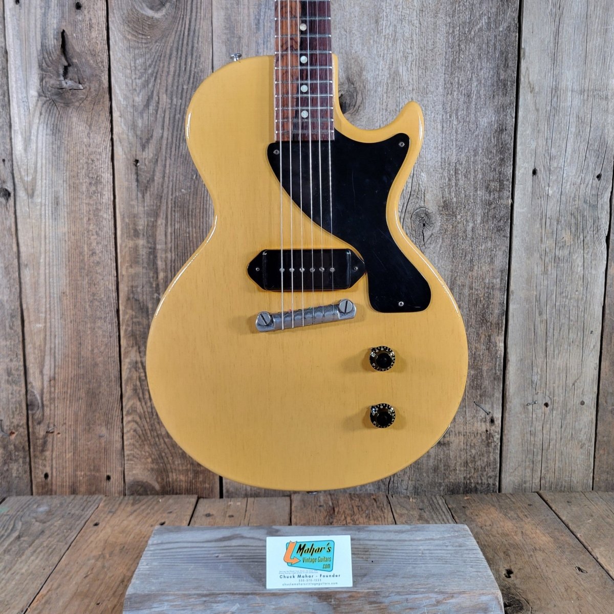 Gibson 1957 Les Paul TV Model Yellow P - 90 Near Mint Excuse - Free - Mahar's Vintage Guitars