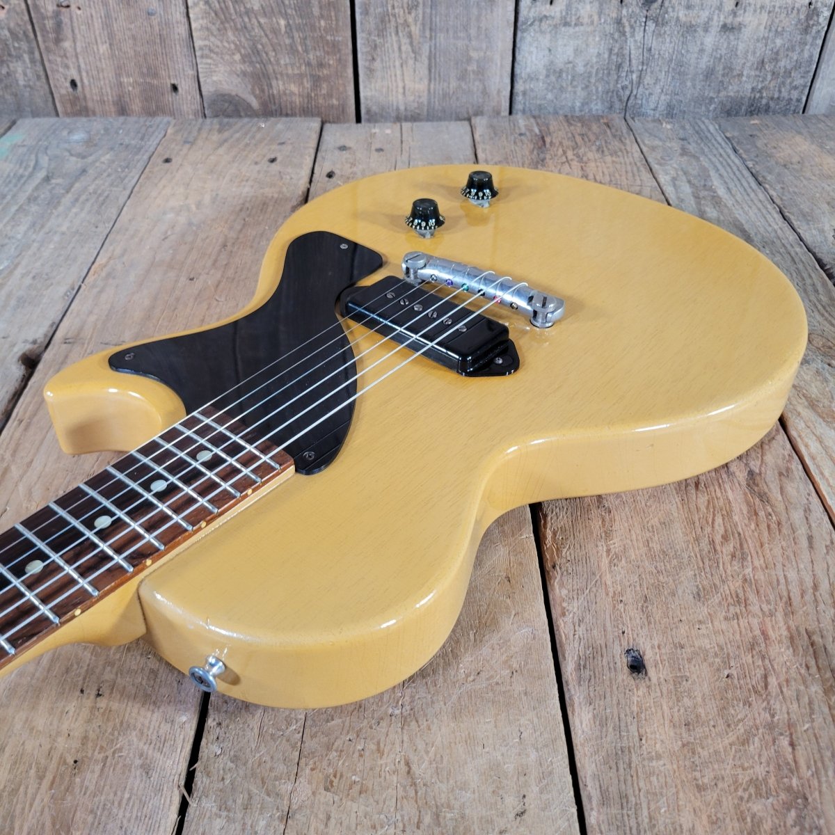Gibson 1957 Les Paul TV Model Yellow P - 90 Near Mint Excuse - Free - Mahar's Vintage Guitars