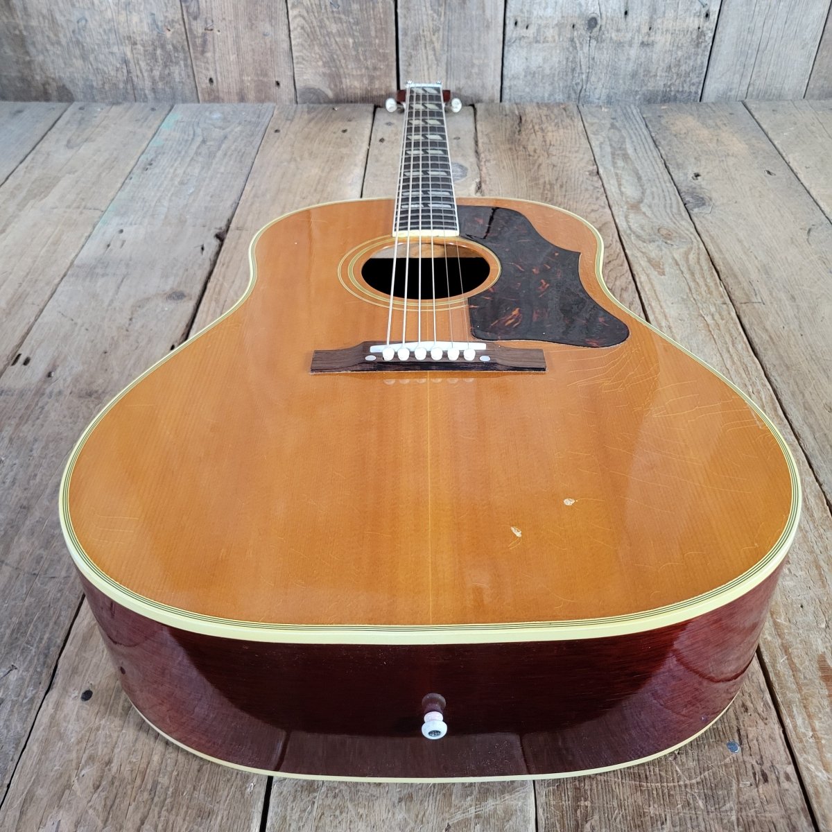 Gibson 1960 Country Western Natural Slope Shoulder w/ Provenance Excellent - Mahar's Vintage Guitars