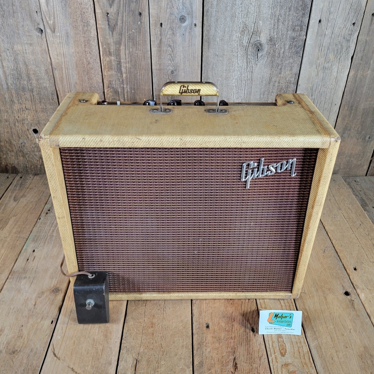 Gibson 1960 Explorer GA-18 Tweed Amp, Excellent - Mahar's Vintage Guitars