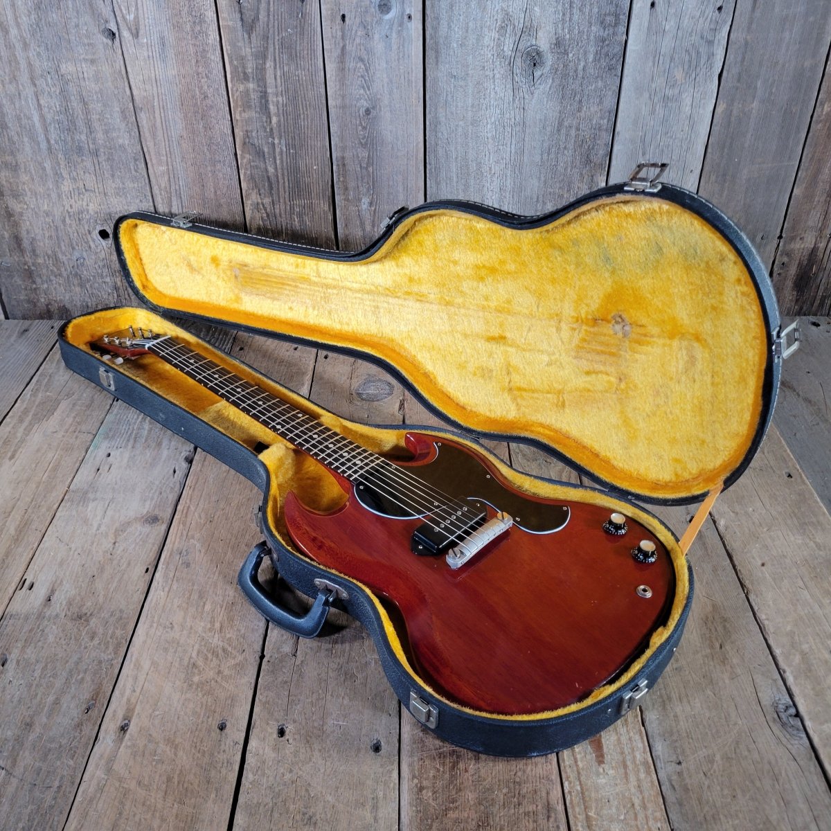 Gibson 1962 SG Les Paul Junior Cherry P - 90 Excellent - Mahar's Vintage Guitars