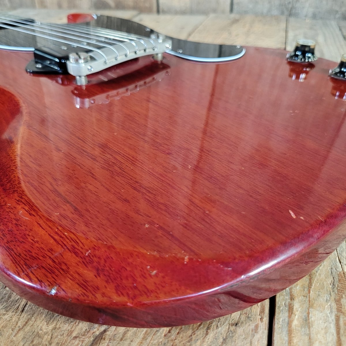Gibson 1962 SG Les Paul Junior Cherry P - 90 Excellent - Mahar's Vintage Guitars