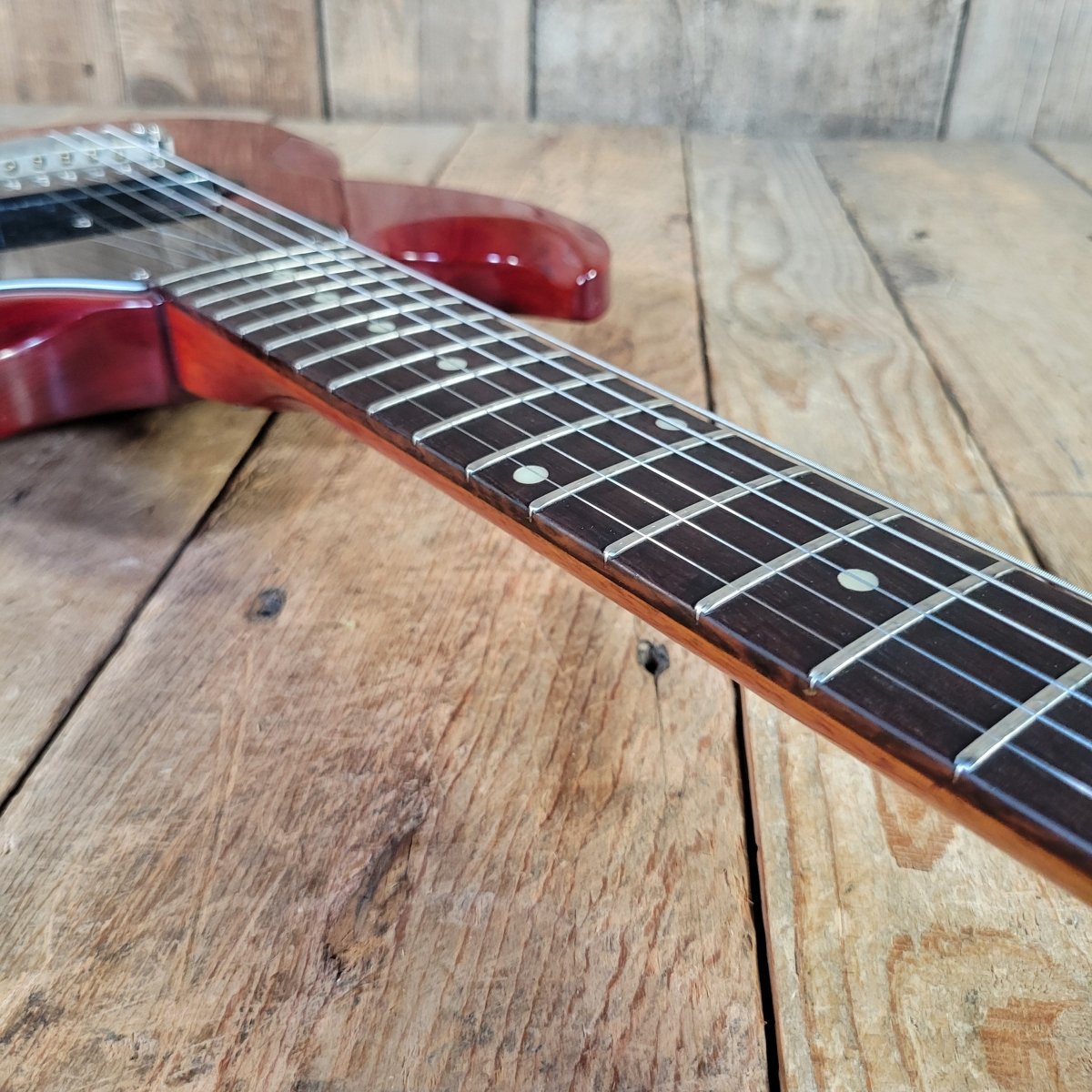Gibson 1962 SG Les Paul Junior Cherry P - 90 Excellent - Mahar's Vintage Guitars