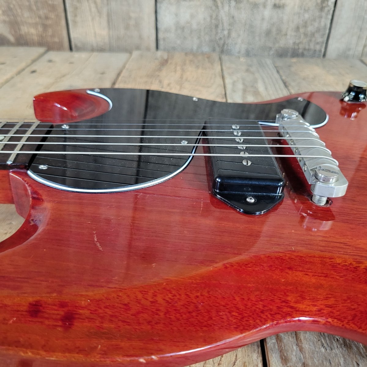 Gibson 1962 SG Les Paul Junior Cherry P - 90 Excellent - Mahar's Vintage Guitars