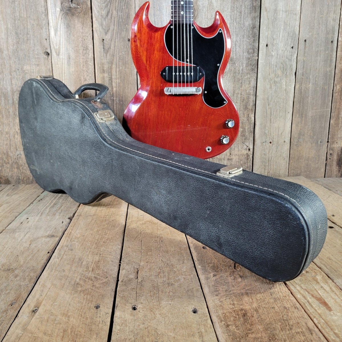 Gibson 1962 SG Les Paul Junior Cherry P - 90 Excellent - Mahar's Vintage Guitars