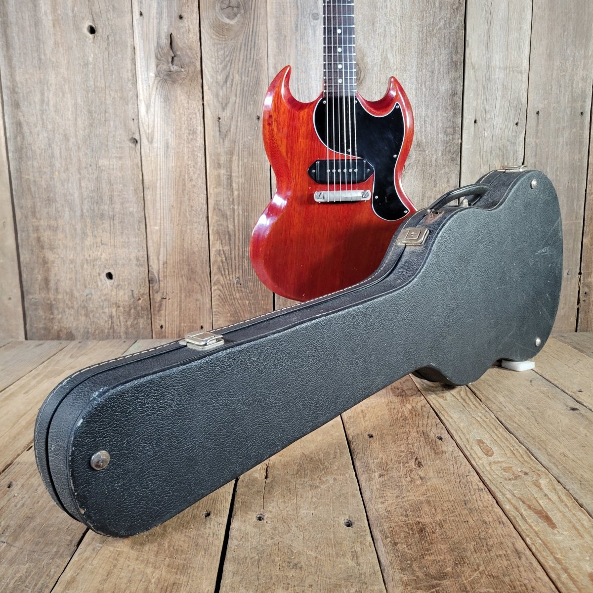 Gibson 1962 SG Les Paul Junior Cherry P - 90 Excellent - Mahar's Vintage Guitars