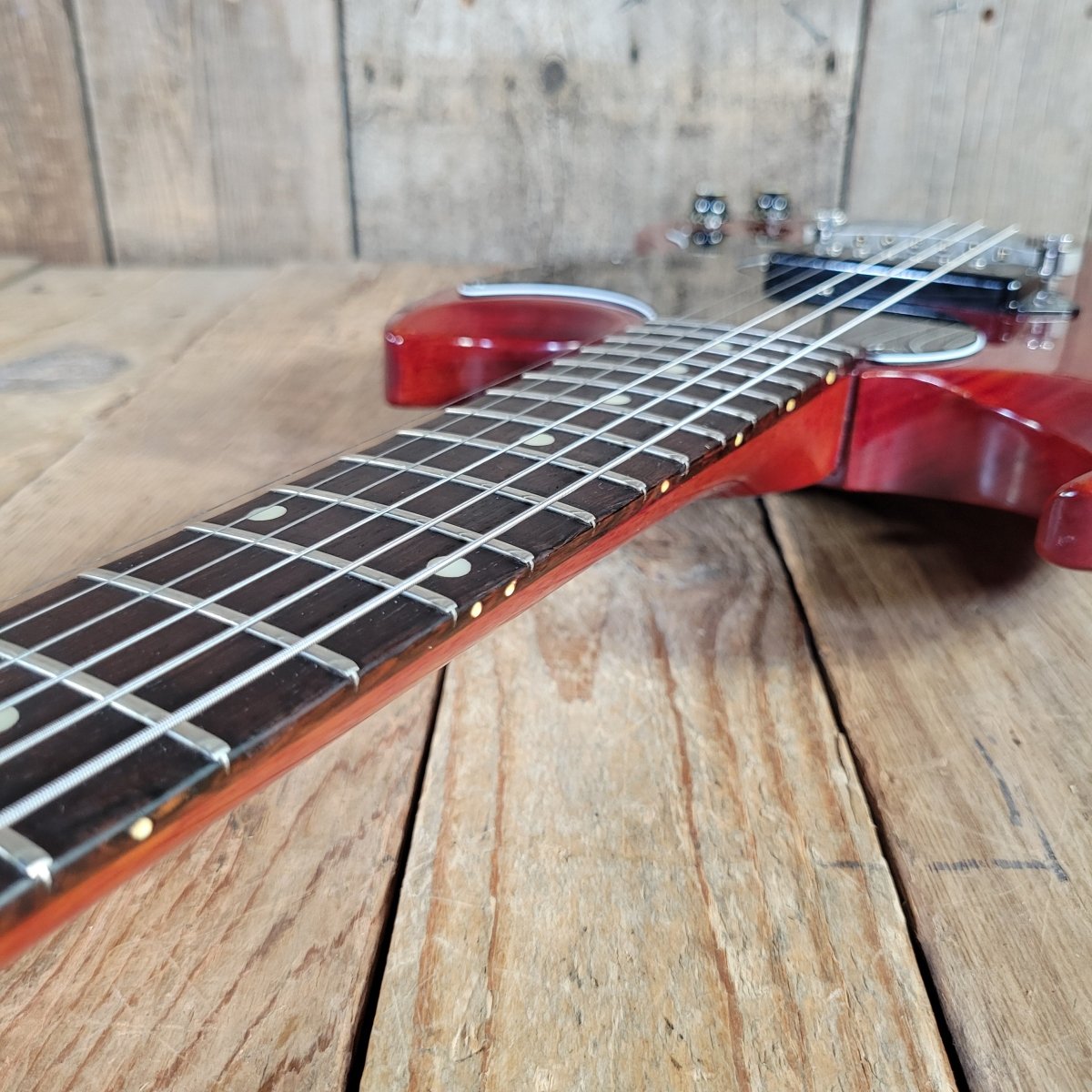 Gibson 1962 SG Les Paul Junior Cherry P - 90 Excellent - Mahar's Vintage Guitars