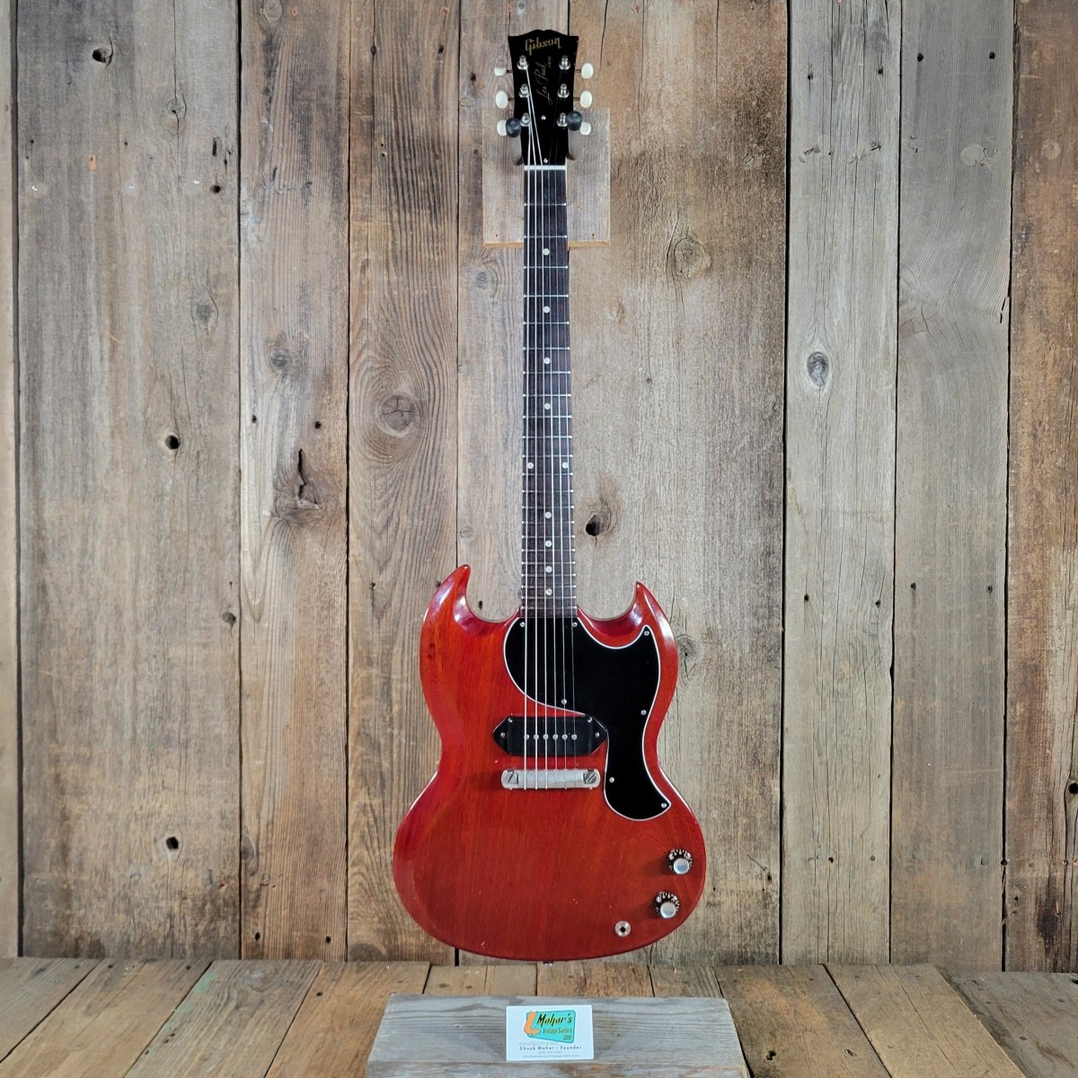 Gibson 1962 SG Les Paul Junior Cherry P - 90 Excellent - Mahar's Vintage Guitars