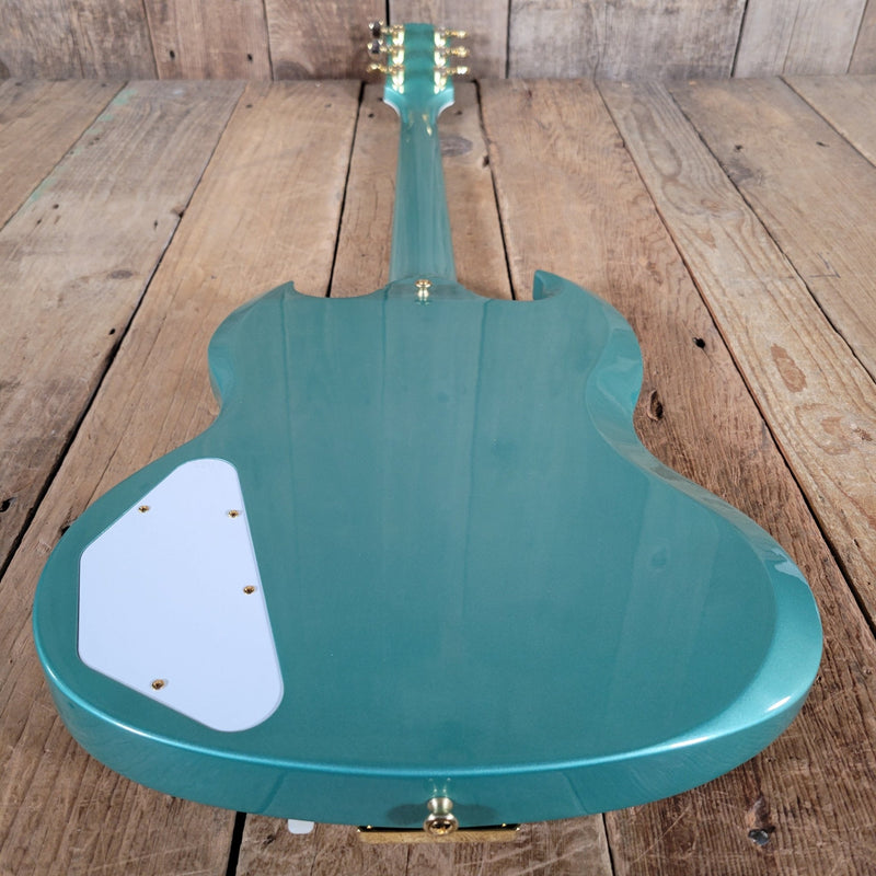 Gibson 1963 SG Custom Inverness Green 2023 – Wilcutt Exclusive Reissue with Maestro Vibrola - Mahar's Vintage Guitars