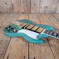 Gibson 1963 SG Custom Inverness Green 2023 – Wilcutt Exclusive Reissue with Maestro Vibrola - Mahar's Vintage Guitars