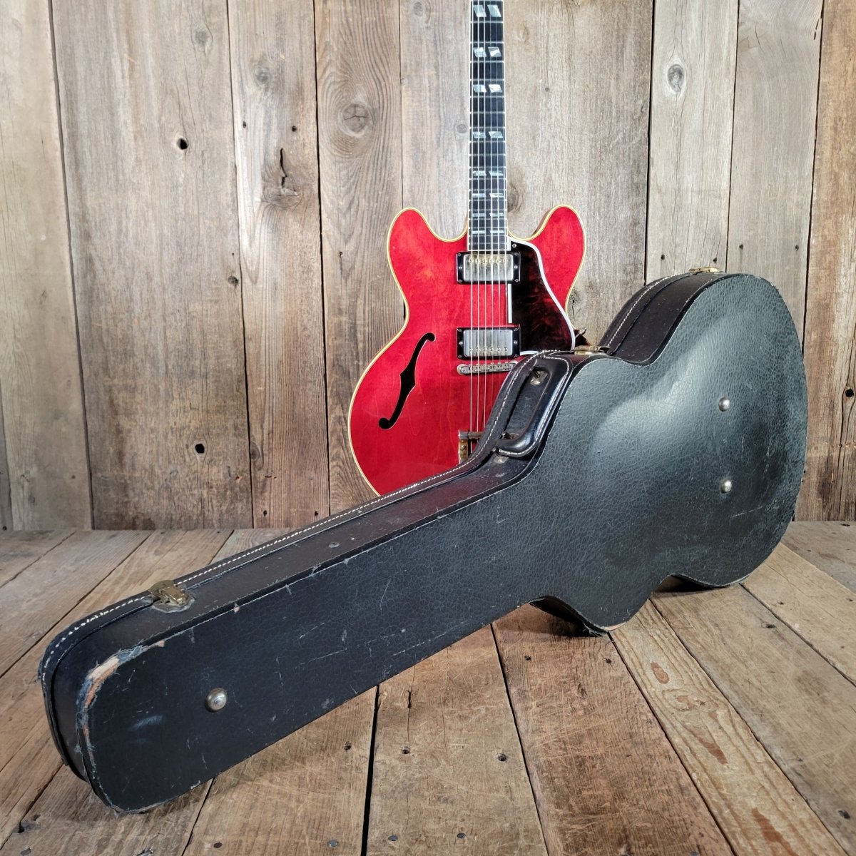 Gibson 1964 ES - 345 TDC Cherry Custom Ebony Board PAF Bigsby - Mahar's Vintage Guitars
