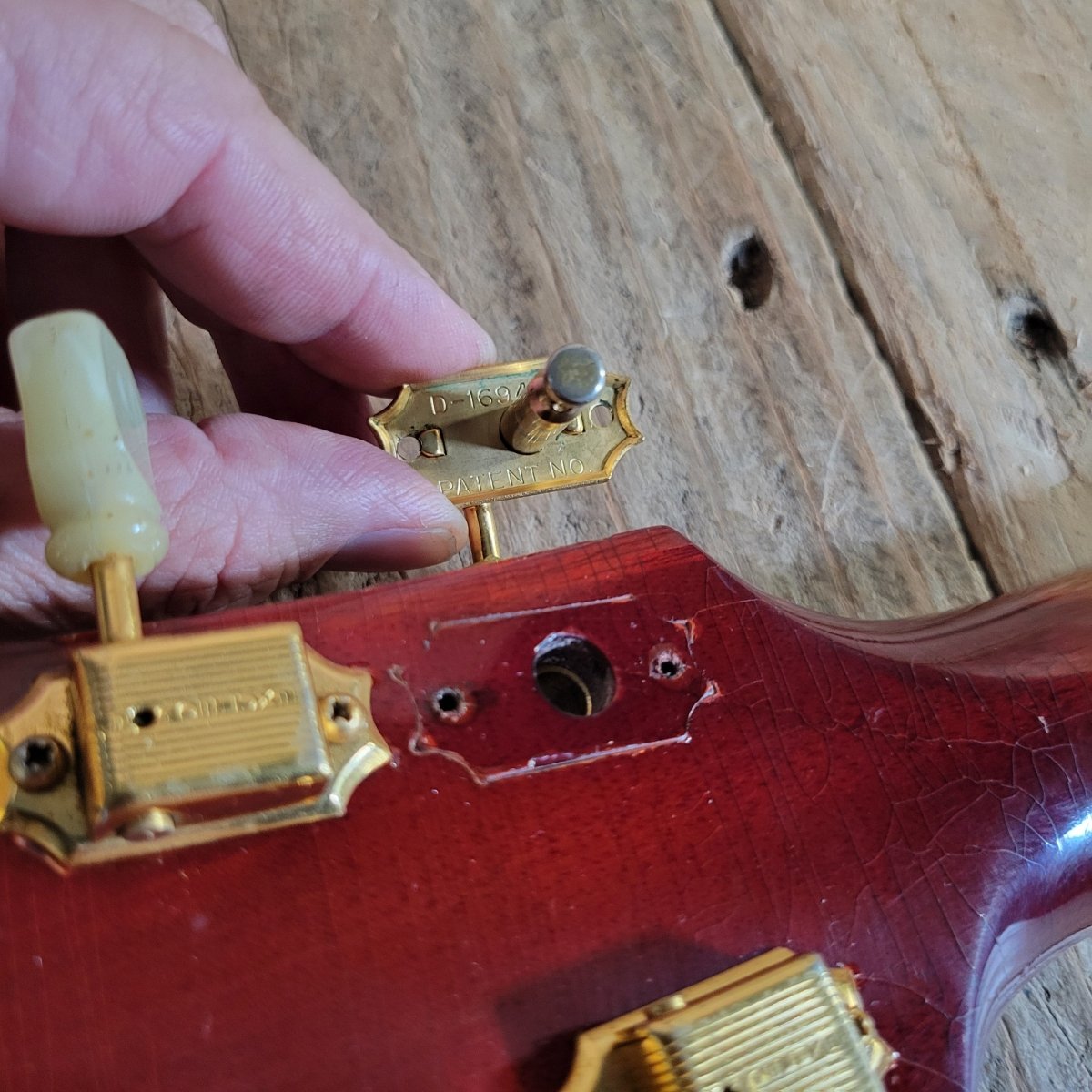 Gibson 1964 ES - 345 TDC Cherry Custom Ebony Board PAF Bigsby - Mahar's Vintage Guitars