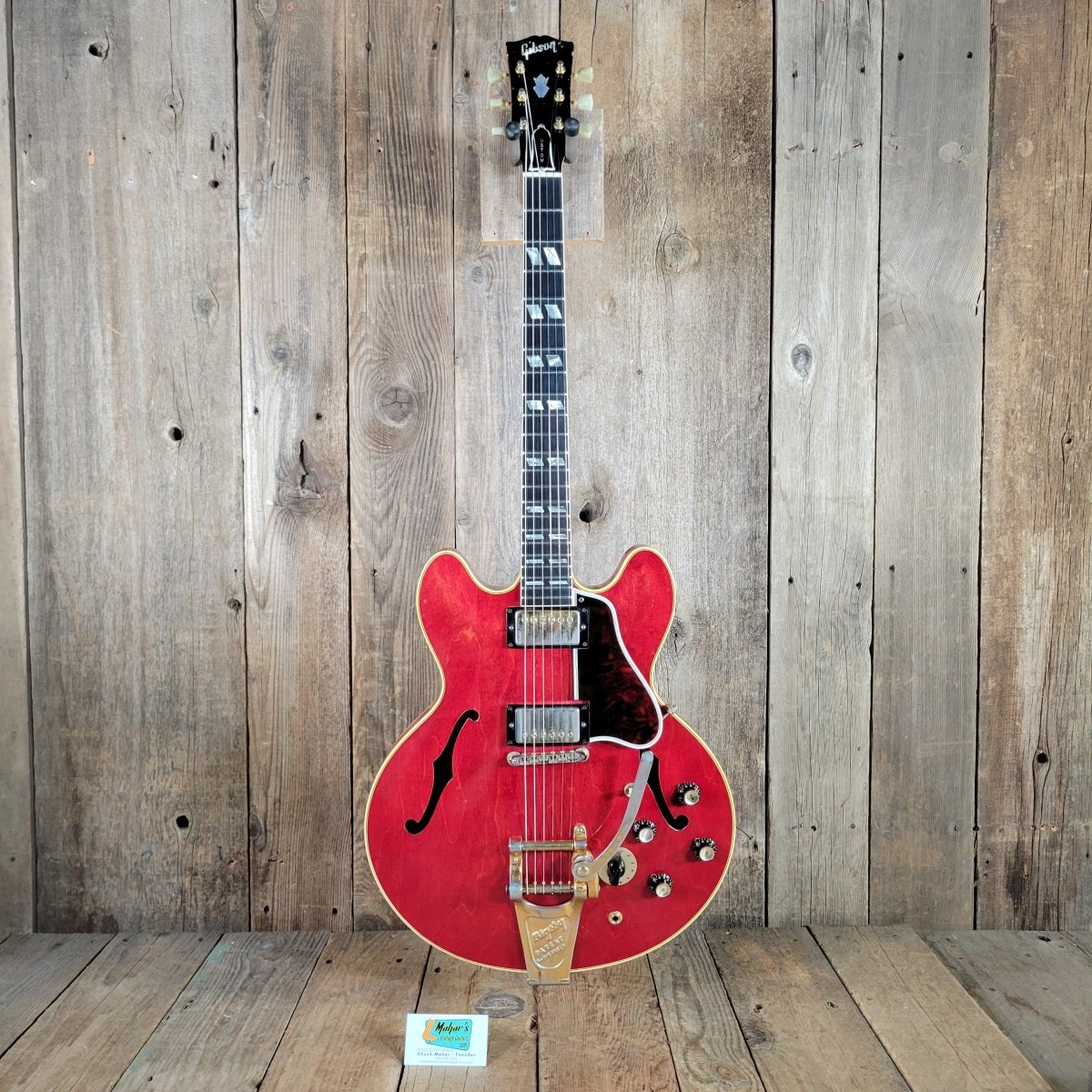Gibson 1964 ES - 345 TDC Cherry Custom Ebony Board PAF Bigsby - Mahar's Vintage Guitars