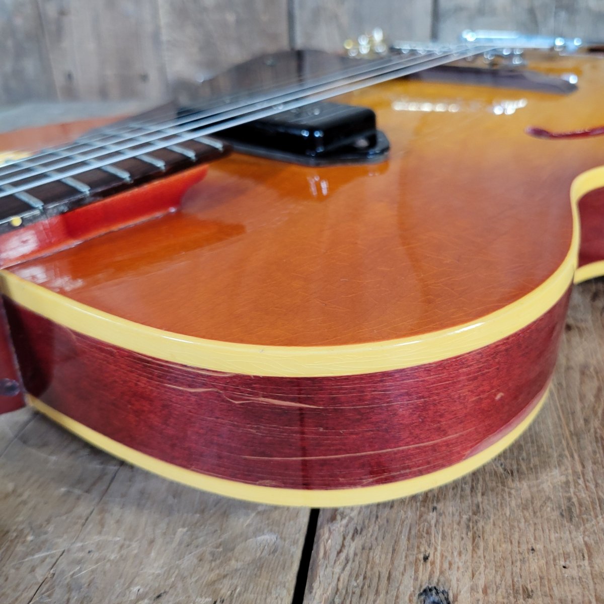 Gibson 1965 ES-125TC Cherry Sunburst P-90 Good - Mahar's Vintage Guitars