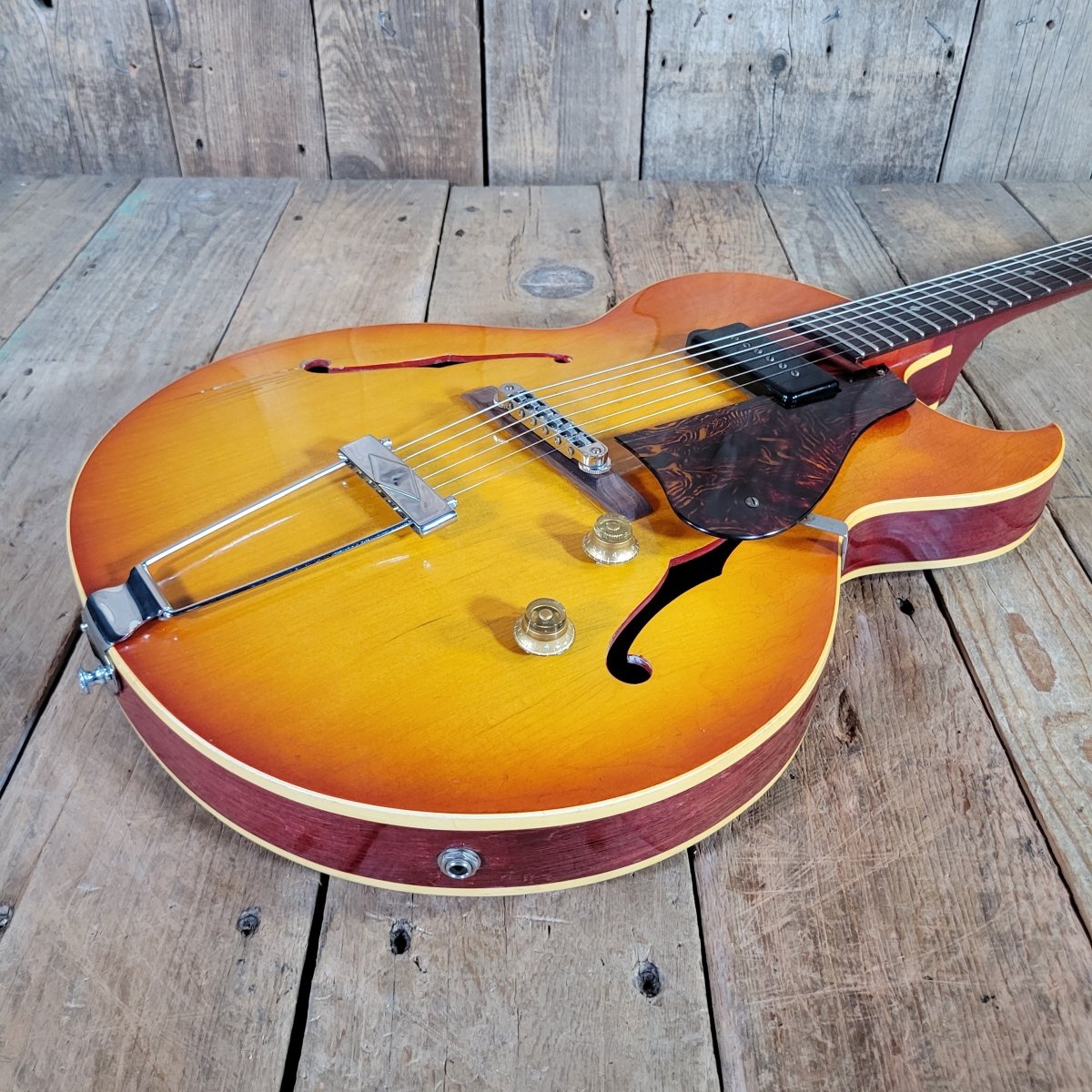 Gibson 1965 ES-125TC Cherry Sunburst P-90 Good - Mahar's Vintage Guitars
