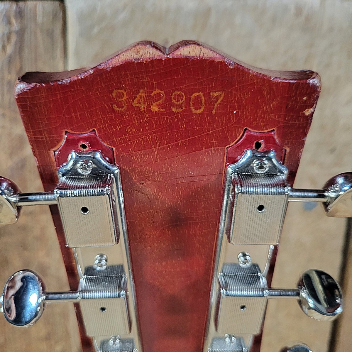 Gibson 1965 ES-125TC Cherry Sunburst P-90 Good - Mahar's Vintage Guitars