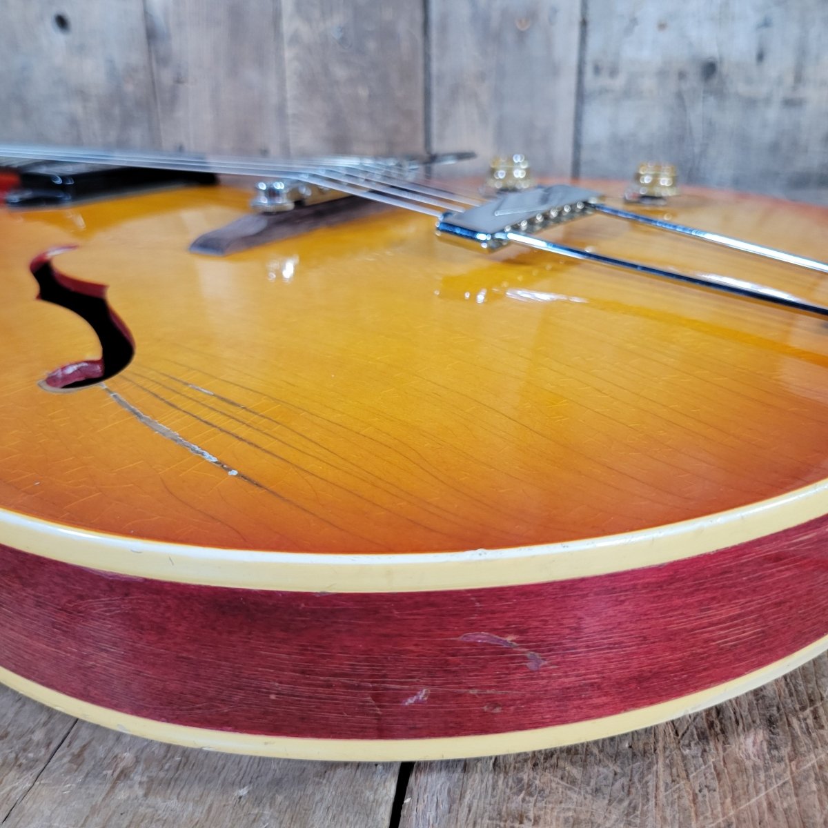 Gibson 1965 ES-125TC Cherry Sunburst P-90 Good - Mahar's Vintage Guitars
