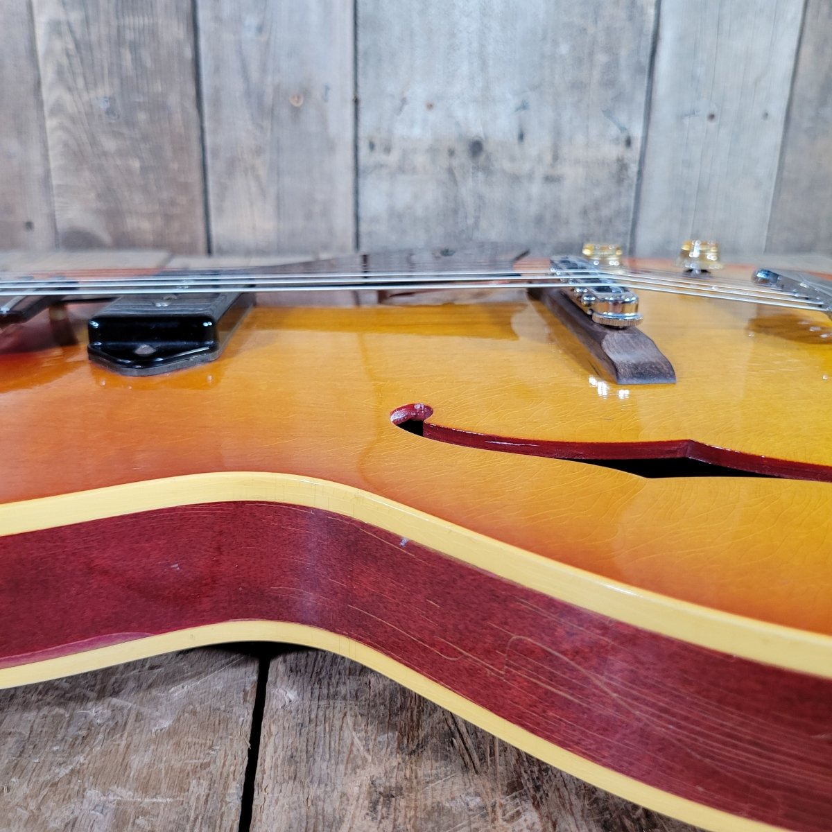Gibson 1965 ES-125TC Cherry Sunburst P-90 Good - Mahar's Vintage Guitars