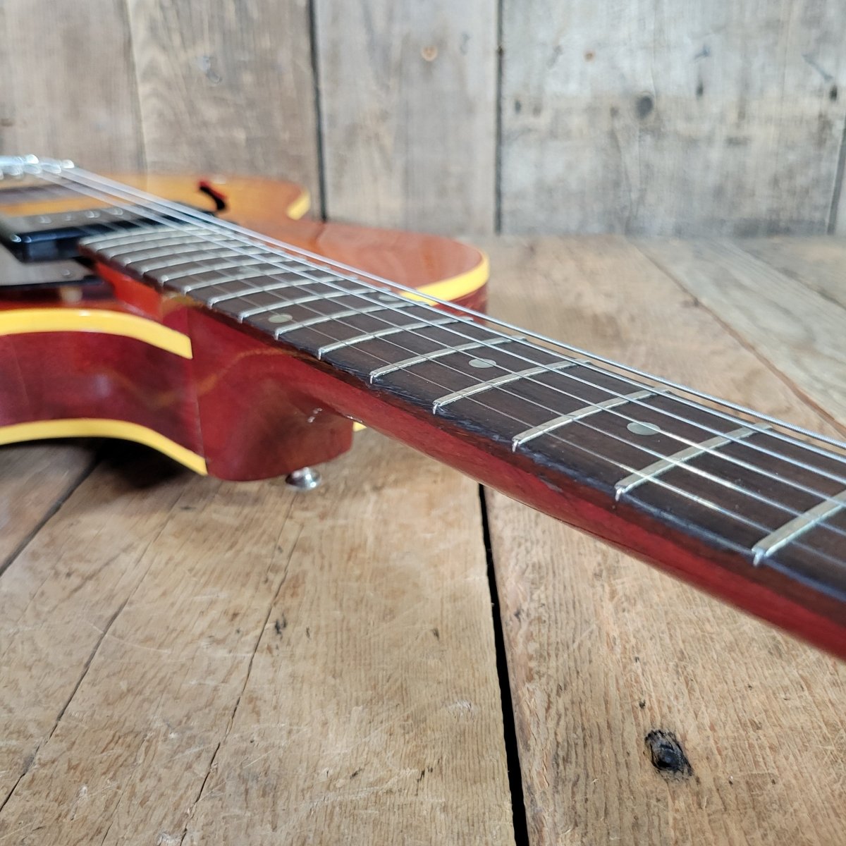 Gibson 1965 ES-125TC Cherry Sunburst P-90 Good - Mahar's Vintage Guitars