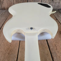 Gibson 1965 SG Junior Polaris White 1 11/16" Nut Maestro Vibrola Excellent - Mahar's Vintage Guitars