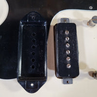 Gibson 1965 SG Junior Polaris White 1 11/16" Nut Maestro Vibrola Excellent - Mahar's Vintage Guitars