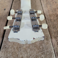 Gibson 1965 SG Junior Polaris White 1 11/16" Nut Maestro Vibrola Excellent - Mahar's Vintage Guitars