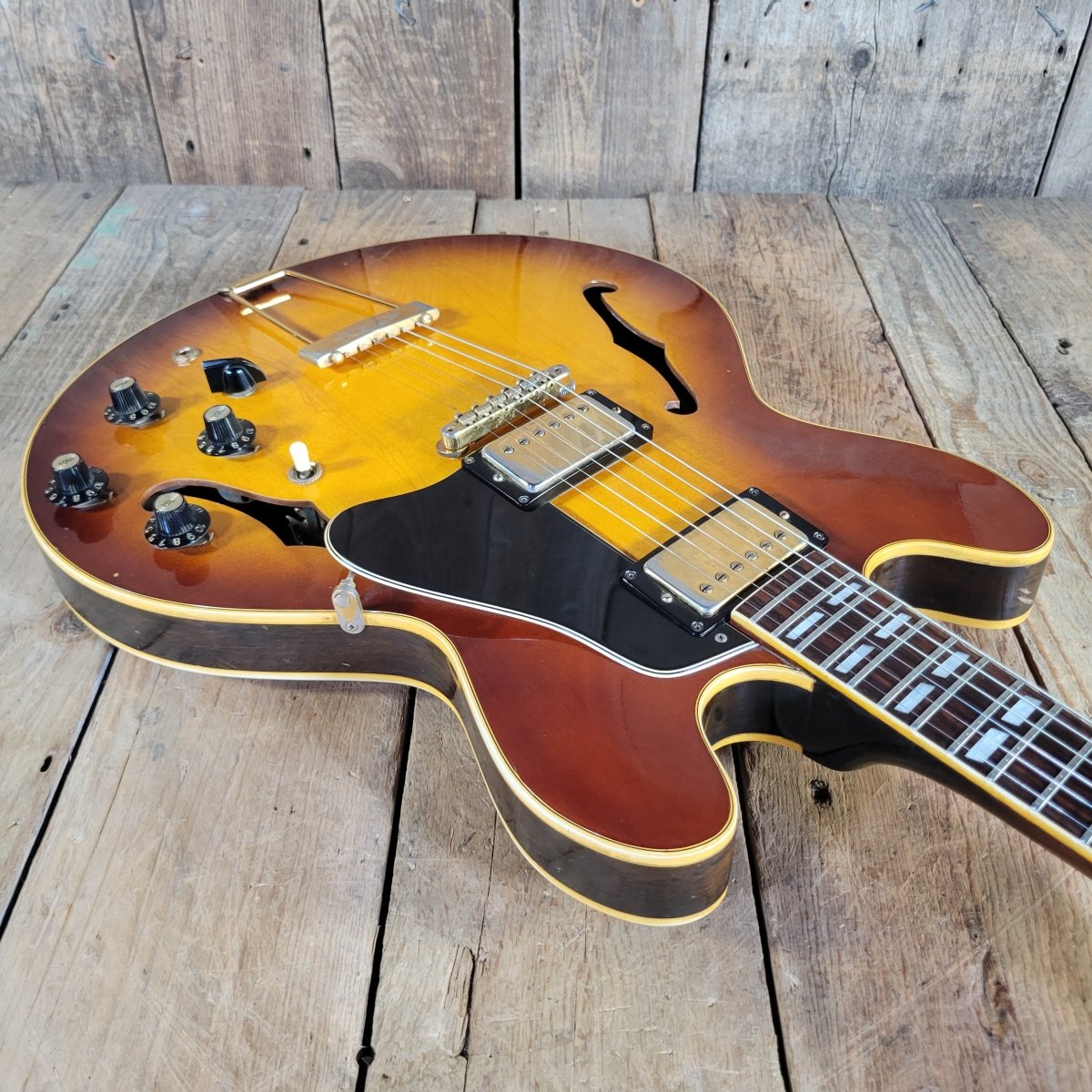 Gibson 1970 ES-345 Ice Tea Sunburst w/ Original Case Very Good - Mahar's Vintage Guitars