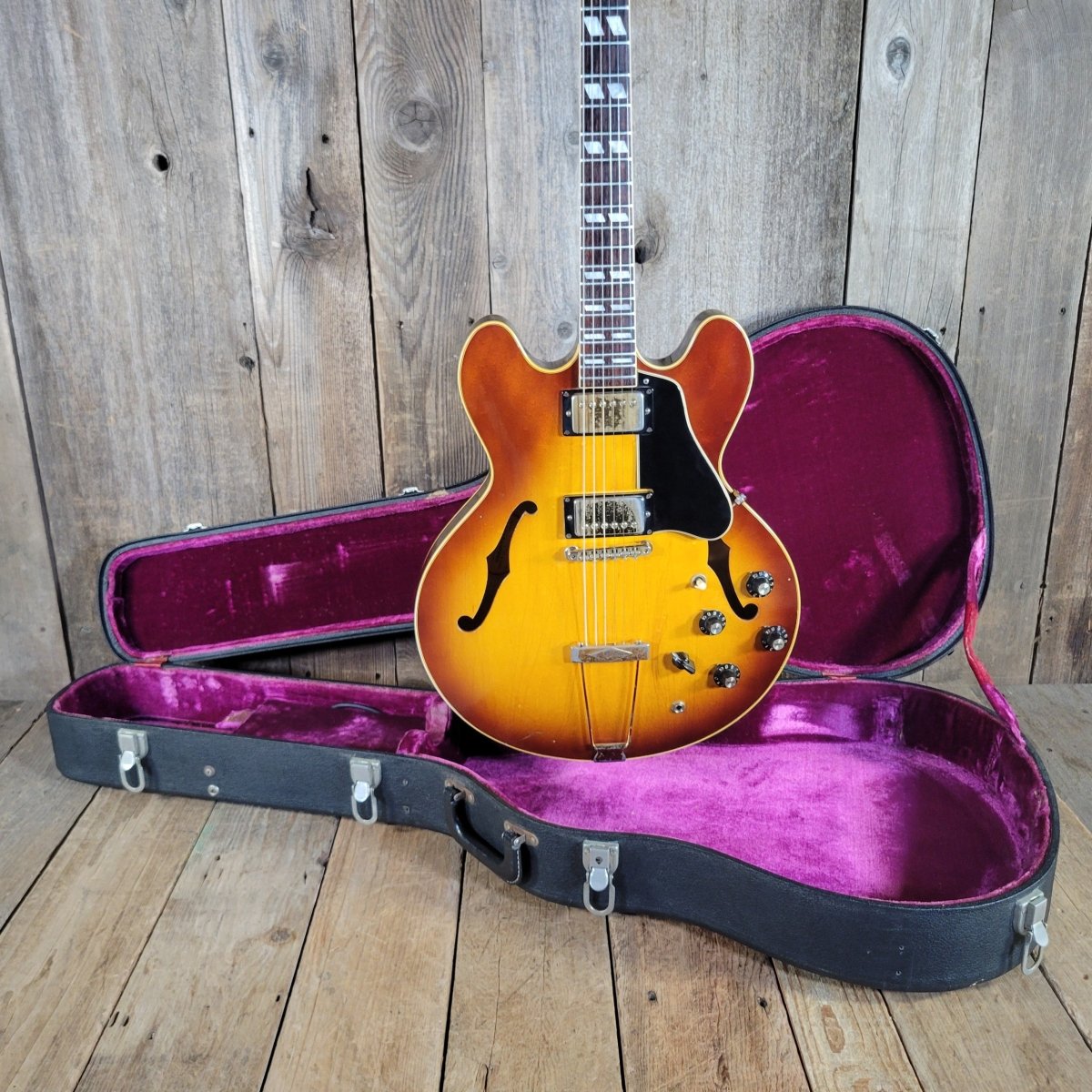 Gibson 1970 ES-345 Ice Tea Sunburst w/ Original Case Very Good - Mahar's Vintage Guitars