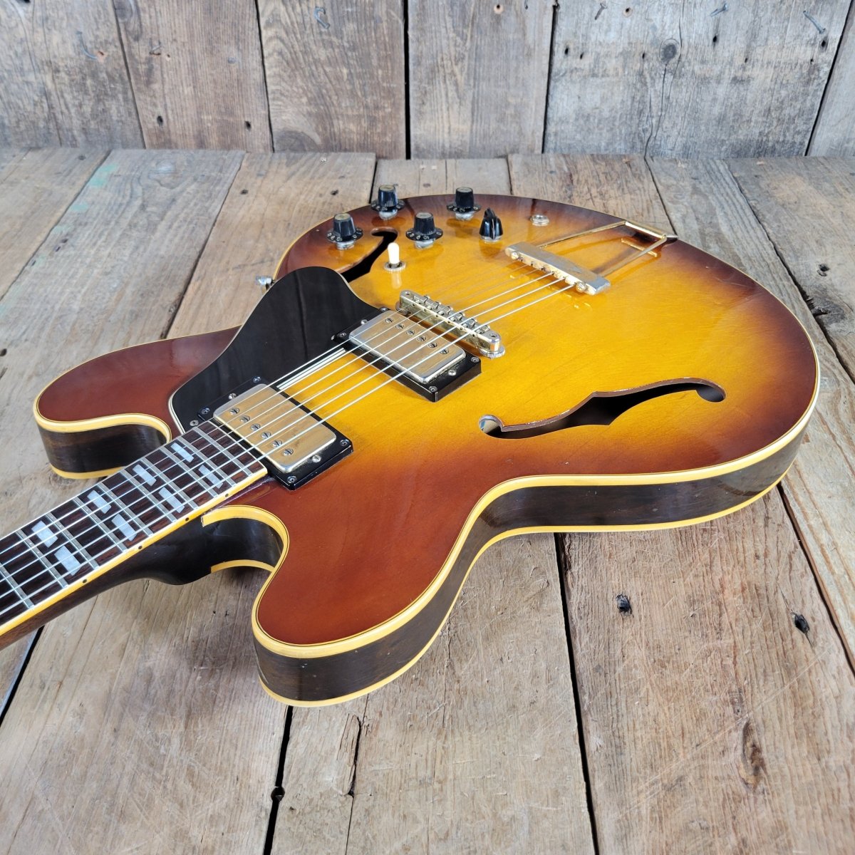 Gibson 1970 ES-345 Ice Tea Sunburst w/ Original Case Very Good - Mahar's Vintage Guitars