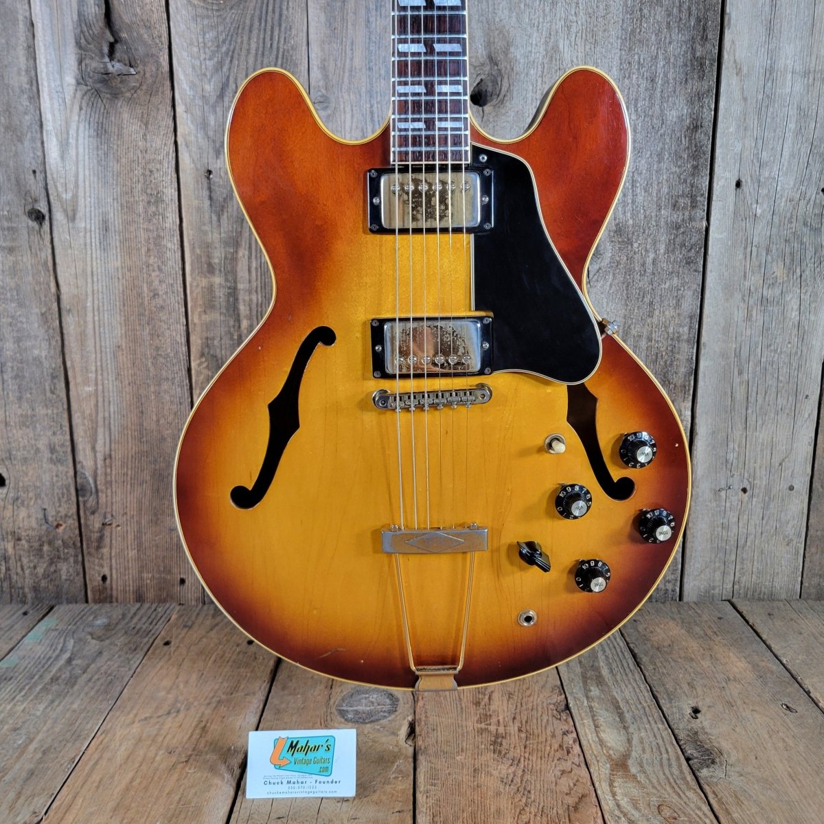 Gibson 1970 ES-345 Ice Tea Sunburst w/ Original Case Very Good - Mahar's Vintage Guitars